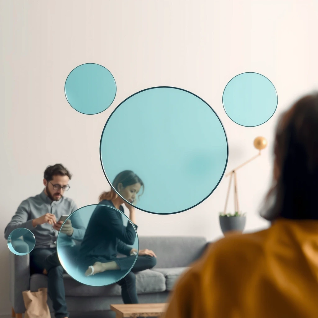 Abstract visualization of data privacy